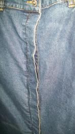 Midi Spijkerrok met raffels  (L)42 In Wear Jeans, Blauw, Maat 42/44 (L), Ophalen of Verzenden, Onder de knie