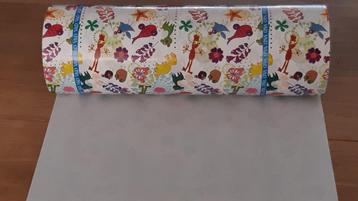 Vintage bloemetjes V&D inpakpapier - 30 cm. papierbreedte beschikbaar voor biedingen