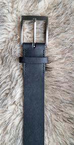 Zwarte handgemaakte broeksriem van kwalitatief leer, Kleding | Dames, Riemen en Ceinturen, 3 tot 5 cm, Heupriem, Ophalen of Verzenden