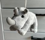 Pluche neushoorn baby knuffel 20 cm, Ophalen of Verzenden, Nieuw, Overige typen