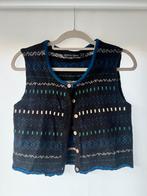 Hesje wol/hennep/latoen - Maat S, Kleding | Dames, Bodywarmers, Ophalen of Verzenden, Zo goed als nieuw, Maat 36 (S), Zwart