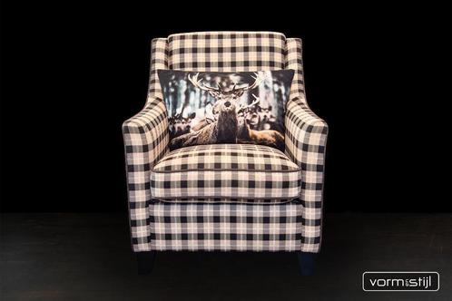 Exclusieve Baan fauteuil, Huis en Inrichting, Fauteuils, Zo goed als nieuw, Stof, 75 tot 100 cm, 75 tot 100 cm, Ophalen of Verzenden