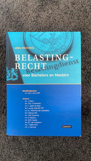 Belastingrecht - Theorieboek beschikbaar voor biedingen