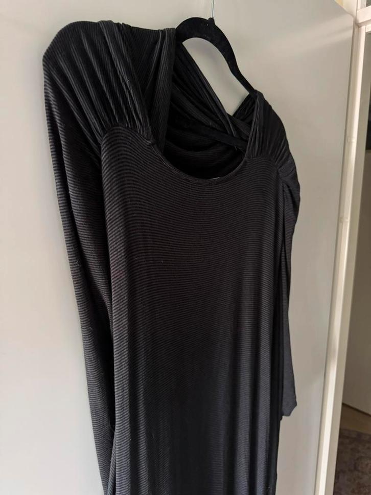Toffe jurk van Cora Kemperman XL, Kleding | Dames, Jurken, Zo goed als nieuw, Maat 46/48 (XL) of groter, Zwart, Ophalen of Verzenden