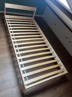 IKEA Neiden bed + Luröy lattenbodem, Ophalen, 90 cm, Eenpersoons, Bruin