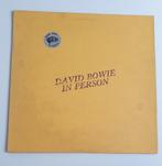David Bowie Ïn Person", Ophalen of Verzenden, Zo goed als nieuw, 12 inch, Poprock