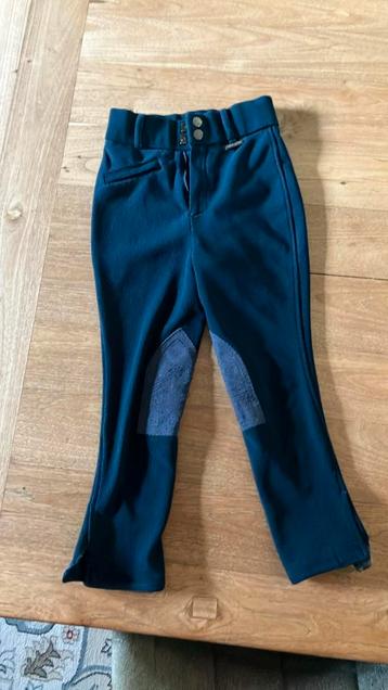 Paardrijbroek rib donkerblauw maat 128 beschikbaar voor biedingen