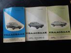 2x vraagbaak  OPEL  REKORD      OPEL ASCONA, Verzenden