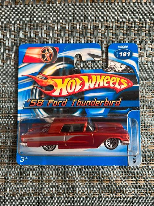 Hotwheels 1958 Ford Thunderbird Coupe, Hobby en Vrije tijd, Modelauto's | Overige schalen, Zo goed als nieuw, Auto, Ophalen of Verzenden