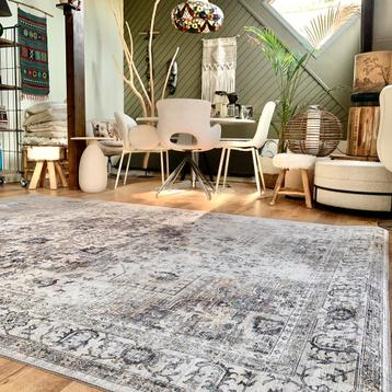 Vintage medallion - gemêleerd xl vloerkleed - fotoshoot beschikbaar voor biedingen