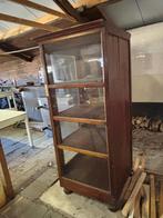 Vitrinekast, Huis en Inrichting, Ophalen, Koloniaal, Eikenhout, 50 tot 100 cm