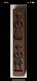 Mooie Vintage houten speculaasplank/koekplank 2 figuren, Antiek en Kunst, Antiek | Keukenbenodigdheden, Ophalen of Verzenden