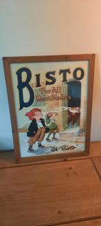 Bisto reclame bord, Antiek en Kunst, Ophalen of Verzenden, Rechthoekig, Minder dan 50 cm