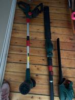 Set (3) (telescopische) + heggenschaar, Onkruidborstel, Ophalen, Gebruikt, Elektrisch