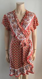 oranje witte hippie boho wikkeljurk BINDI maat XXL, Kleding | Dames, Jurken, Maat 46/48 (XL) of groter, Oranje, Ophalen of Verzenden