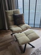 Fauteuil clayton draaibaar met voetenbank NIEUWSTAAT, Huis en Inrichting, Fauteuils, Ophalen, Zo goed als nieuw