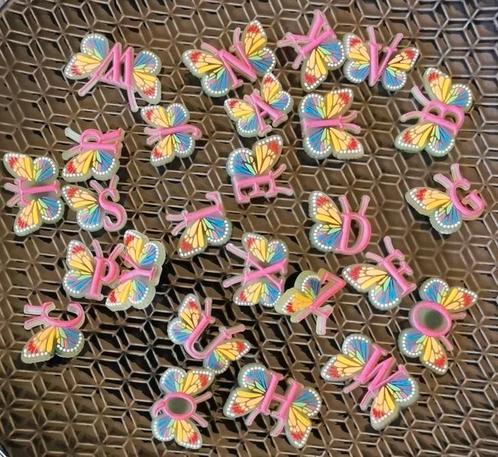 GLOW IN THE DARK Letter Schoenbedels Charms voor de Crocs, Verzamelen, Speldjes, Pins en Buttons, Nieuw, Ophalen of Verzenden