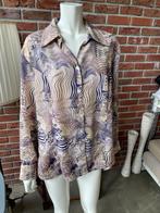Vintage blouse maat 46 XL, Douwenmaat 8-3 Meppel, Esmay, Info@again.nu, Paars