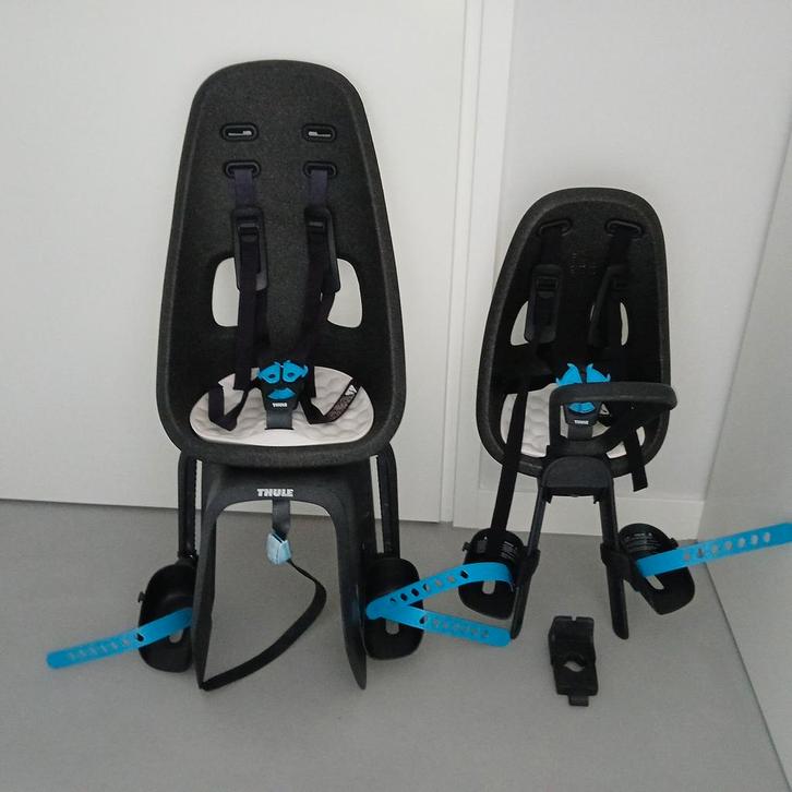 Thule Yepp Nexxt Mini & Maxi Fietszitjes Set izgs >E-bike, Kinderen en Baby's, Overige Kinderen en Baby's, Zo goed als nieuw, Ophalen