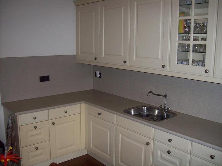 keuken, Huis en Inrichting, Keuken | Complete keukens, Gebruikt, Hoekkeuken, Overige kleuren, Kunststof, Ophalen