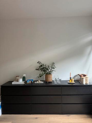 IKEA MALM Ladekast - zwartbruin