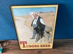 Tuborg Bier Poster - Leuk voor Mangave!, Verzamelen, Merken en Reclamevoorwerpen, Ophalen, Gebruikt, Reclamebord