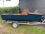 Houten open motorboot incl. buitenboordmotor en boortrailer, Watersport en Boten, Ophalen, Gebruikt, Minder dan 10 pk, Tot 6 meter