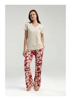 Arnetta Dames Pyjama set / Creme / Korte Mouw / Maat : XL, Ophalen of Verzenden, Nieuw, Maat 46/48 (XL) of groter, Overige kleuren