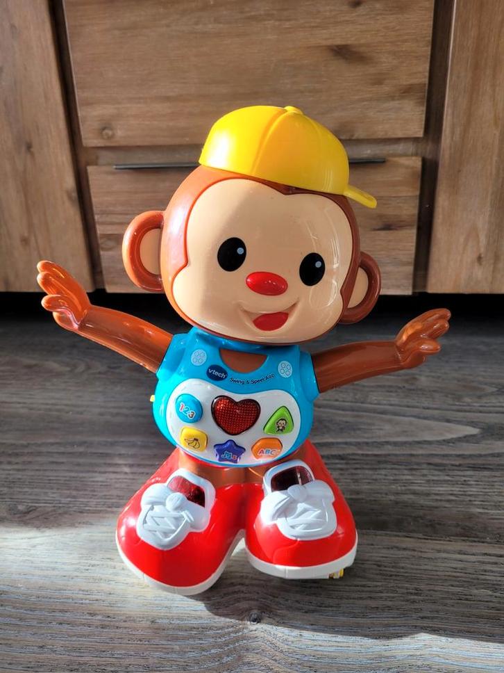 Vtech Speel en Leer Aap op Skeelers, Kinderen en Baby's, Speelgoed | Vtech, Zo goed als nieuw, 6 maanden tot 2 jaar, Ophalen