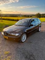 BMW E46 325i Touring Zwart handbak DAK STOELVERWARMING LEDER, Auto's, Achterwielaandrijving, 74 €/maand, 1445 kg, Zwart
