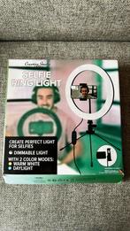 Selfie Ring Light - 650 Lumen, Driepoot, Ophalen of Verzenden, Zo goed als nieuw, Minder dan 150 cm