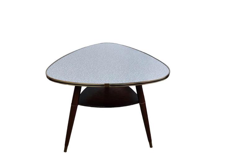 Vintage koffietafel, bijzettafel met formica blad, Antiek en Kunst, Antiek | Meubels | Tafels, Ophalen