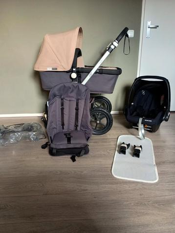 Prachtige Bugaboo Cameleon 3 + Maxi cosi Rock Black!  beschikbaar voor biedingen