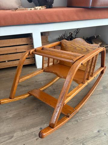 Vintage Houten Schommelstoel Speelgoed - Uitstekende Staat beschikbaar voor biedingen