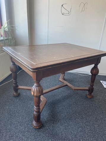 Ruime Vintage Houten Trektafel | Uitschuifbaar tot 219 cm beschikbaar voor biedingen