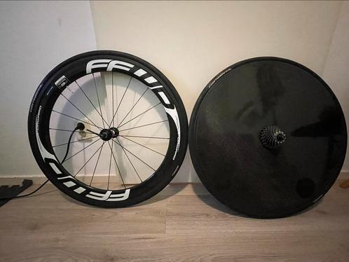 FFWD wielset F6R + disc, Fietsen en Brommers, Fietsonderdelen, Zo goed als nieuw, Racefiets, Wiel, Ophalen of Verzenden