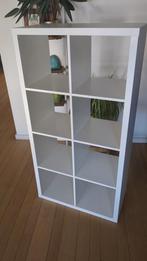 Ikea Kallax Kast - 8 Vakken - Wit, Ophalen, Met plank(en), Kunststof, 100 tot 150 cm