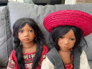 Annette Himstedt Pancho en Panchita als set. beschikbaar voor biedingen