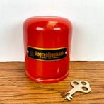 Vintage spaarpot boerenleenbank MET SLEUTEL, Ophalen of Verzenden