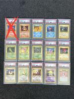 Pokémon 15x PSA 10 1st edition Base set kaarten!, Ophalen of Verzenden, Zo goed als nieuw, Losse kaart, Foil