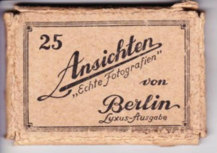 BERLIJN voor de oorlog. 25 fotootjes 9X7cm in mapje., Verzamelen, Ansichtkaarten | Buitenland, Ongelopen, Duitsland, 1920 tot 1940