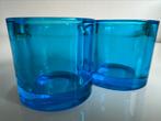 2 Iittala KIVI Marimekko Waxinelichthouder~Light Blue 1995, Huis en Inrichting, Woonaccessoires | Kandelaars en Kaarsen, Ophalen of Verzenden