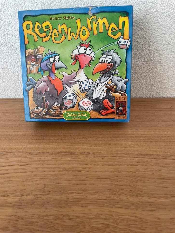 Regenwormen, Hobby en Vrije tijd, Gezelschapsspellen | Kaartspellen, Zo goed als nieuw, Ophalen of Verzenden