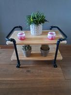 🌸VERRIJDBARE TROLLY PLANTENKAR DECORATIE KARRETJE TAFELTJE, Ophalen, Zo goed als nieuw, Rechthoekig, Metaal