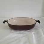 Le creuset enzo mari braadslee ovenschaal braadpan pan, Gebruikt, Ophalen of Verzenden, Koekenpan of Braadpan, Gietijzer