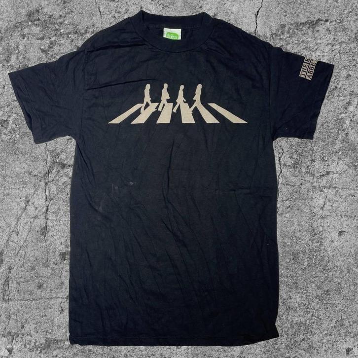 Vintage T-shirt The Beatles Abbey Road Apple T-194, Kleding | Heren, T-shirts, Zo goed als nieuw, Maat 46 (S) of kleiner, Zwart