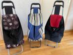 3x boodschappen trolly, 1 met zitje, Ophalen, Zo goed als nieuw, 30 cm of meer, Wieltjes