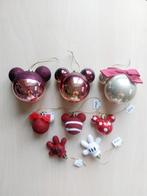 Disney • Mickey en Minnie Mouse Kerstballen, Gebruikt, Ophalen of Verzenden