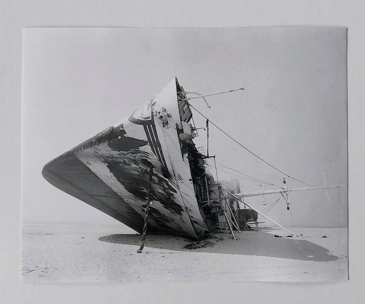 Stranding Wan Chun., Verzamelen, Scheepvaart, Zo goed als nieuw, Kaart, Foto of Prent, Ophalen of Verzenden