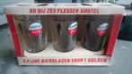 amstel glazen set vintage, Ophalen of Verzenden, Zo goed als nieuw, Glas of Glazen, Amstel